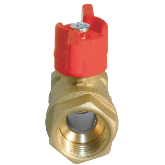 Кран шаровый вода БАЗ 3/4" вн-вн бабочка БАЗ.А30.1.20