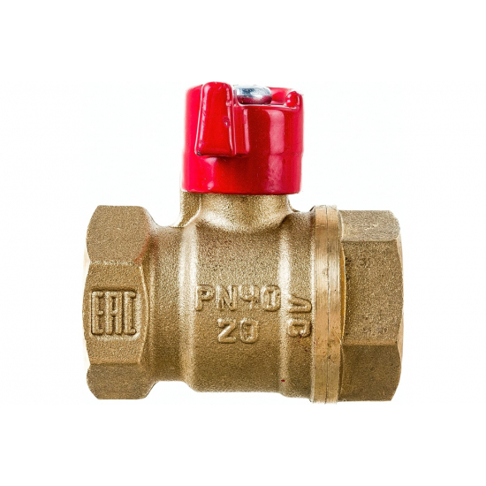 Кран шаровый вода БАЗ 3/4" вн-вн бабочка БАЗ.А30.1.20