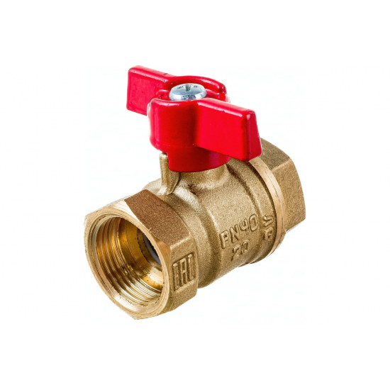 Кран шаровый вода БАЗ 3/4" вн-вн бабочка БАЗ.А30.1.20