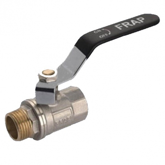 Кран шаровый вода FRAP 1/2" вн-нар рукоятка, F202.04.2
