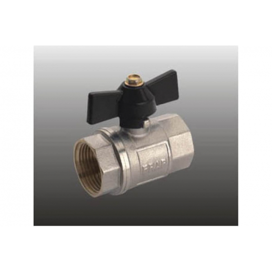 Кран шаровый вода FRAP 1/2" вн-вн бабочка, F211.04.2 