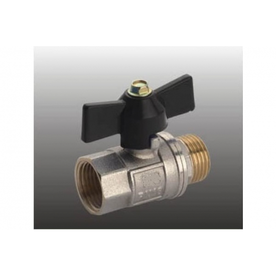 Кран шаровый вода FRAP 3/4" вн-нар бабочка, F212.05 