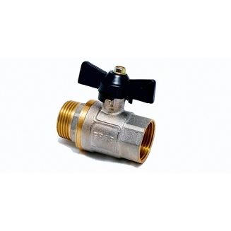 Кран шаровый вода FRAP 3/4" вн-нар бабочка, F212.05 
