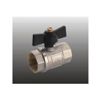Кран шаровый вода FRAP 3/4" вн-вн бабочка 