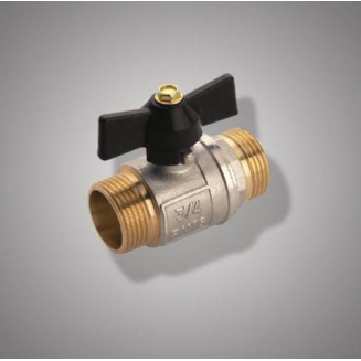 Кран шаровый вода HAIBA 3/4" нар-нар бабочка 