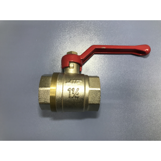 Кран шаровый вода JIF 1 1/4" вн-вн рычаг 