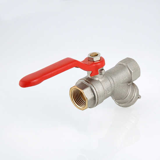 Кран шаровый вода с фильтром VALTEC Combi 1/2'' вн-вн рукоятка VT.292.N.04