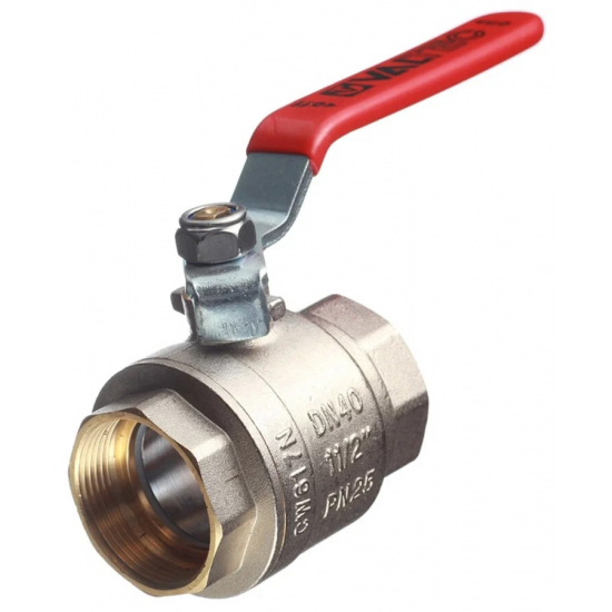 Кран шаровый вода VALTEC Base 1 1/2" вн-вн рукоятка VT.214.N.08   