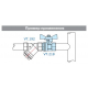 Кран шаровый вода VALTEC Base 1/2" вн-нар бабочка VT.218.N.04 