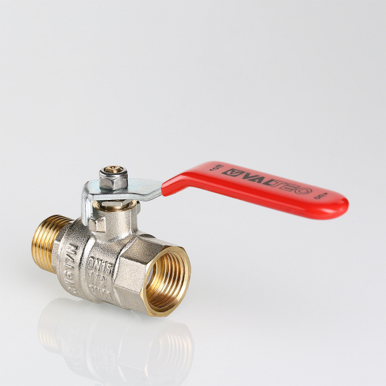 Кран шаровый вода VALTEC Base 1/2" вн-нар рукоятка VT.215.N.04 