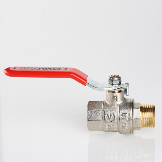 Кран шаровый вода VALTEC Base 1/2" вн-нар рукоятка VT.215.N.04 