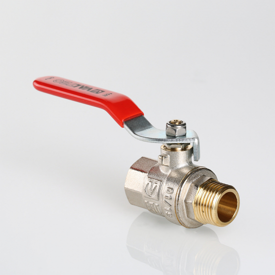 Кран шаровый вода VALTEC Base 1/2" вн-нар рукоятка VT.215.N.04 