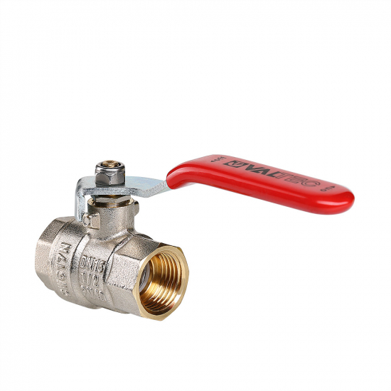 Кран шаровый вода VALTEC Base 1/2" вн-вн рукоятка VT.214.N.04