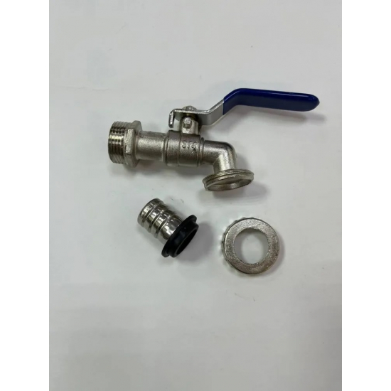 Кран водоразборный шаровый ЭКОНОМ 3/4" рукоятка с носиком