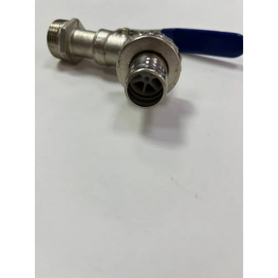 Кран водоразборный шаровый ЭКОНОМ 3/4" рукоятка с носиком