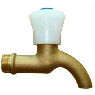 Кран водоразборный шаровый РИГЕЛЬ-СИБ 1/2" рукоятка с носиком