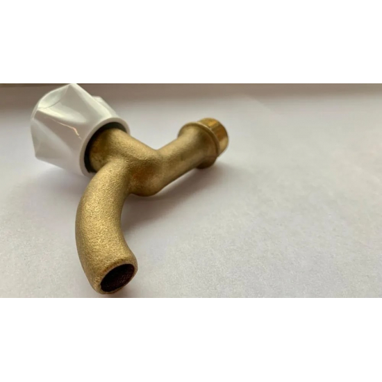 Кран водоразборный шаровый РИГЕЛЬ-СИБ 1/2" рукоятка с носиком