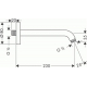 Кронштейн для верхнего душа HANSGROHE 27412000 хром