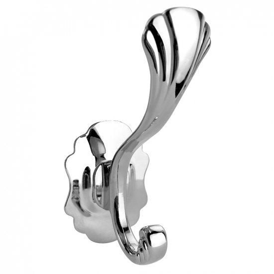 Крючок BRIMIX 0585 двойной на самоклейке металлический  хром