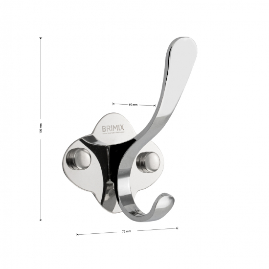 Крючок BRIMIX 572 с 2 крючками
