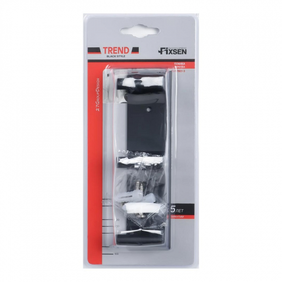 Крючок FIXSEN Trend FX-978053 с 3 крючками черный