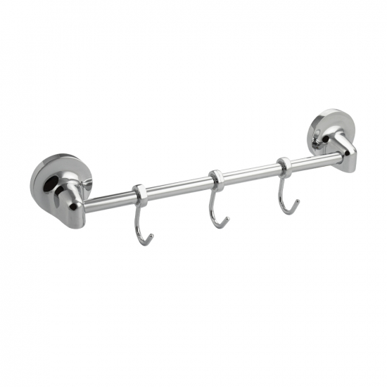 Крючок GFmark GF-1113 с 3 крючками прямая с универсальным креплением