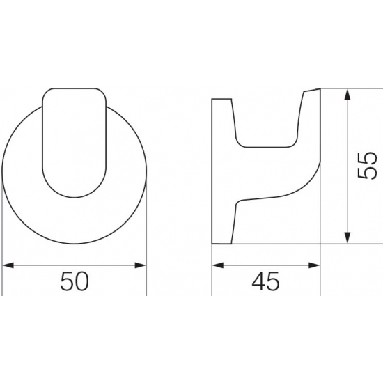 Крючок VERAGIO Oscar OSC-5231.BR бронза