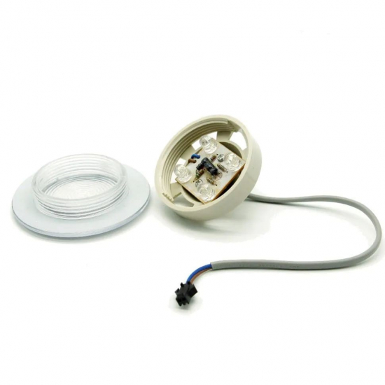 Лампа верхняя  ERLIT для душевых кабин 4 яркие светодиода, 59 мм, 12В, 12Вт