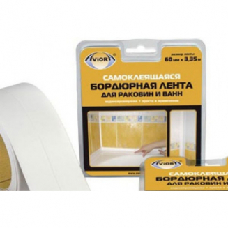 Лента бордюрная д/раковин и ванн AVIORA 38 мм*3,35 м