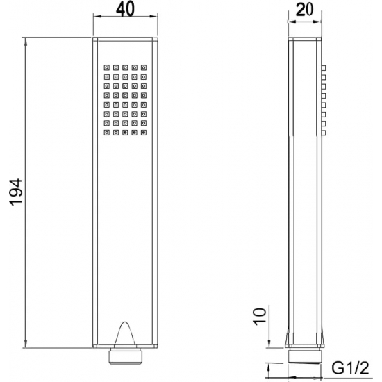 Лейка для душа ALLEN BRAU Infinity 5.21022-00 хром