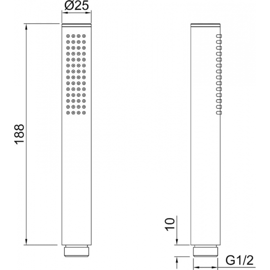 Лейка для душа ALLEN BRAU Priority 5.31020-00 хром