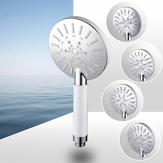 Лейка для душа FRAP F008 хром/белый 3 режима