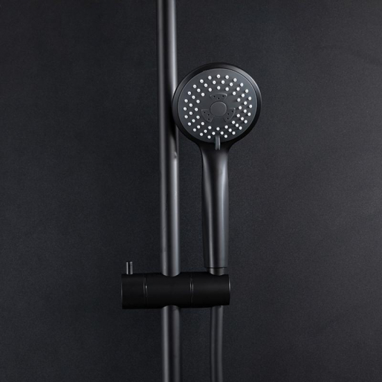 Лейка для душа FRAP F020 чёрная 1 режима