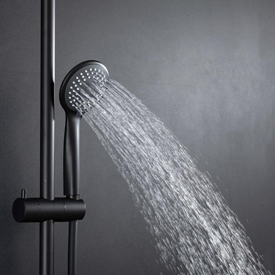 Лейка для душа FRAP F020 чёрная 1 режима