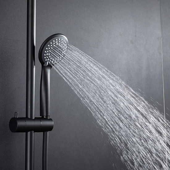 Лейка для душа FRAP F020 чёрная 1 режима