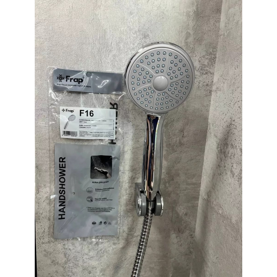 Лейка для душа FRAP F16 хром 1 режим