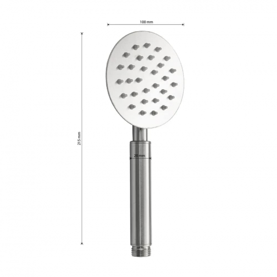 Лейка для душа GFMARK 6016 из нержавеющей стали