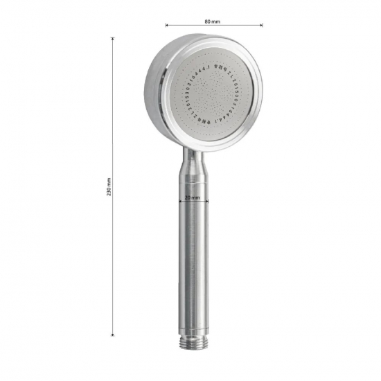 Лейка для душа GFMARK 6017 из авиационного алюминия