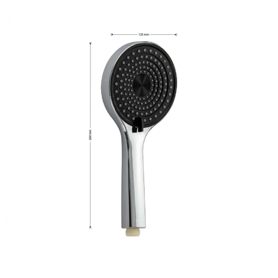 Лейка для душа GFMARK 6097 массажная, DIAMOND 3 режима