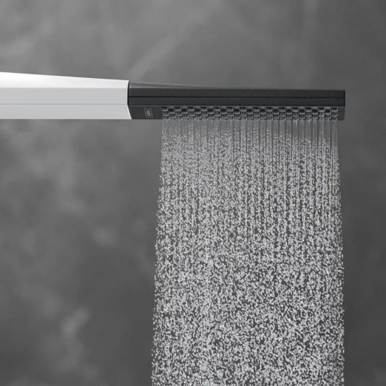 Лейка для душа HANSGROHE Rainfinity 100 26866700 матовый белый