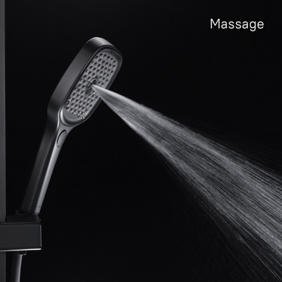 Лейка для душа IDDIS Slide SLI3F0Bi18 чёрная