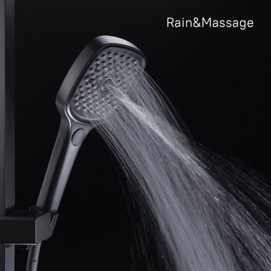 Лейка для душа IDDIS Slide SLI3F0Bi18 чёрная