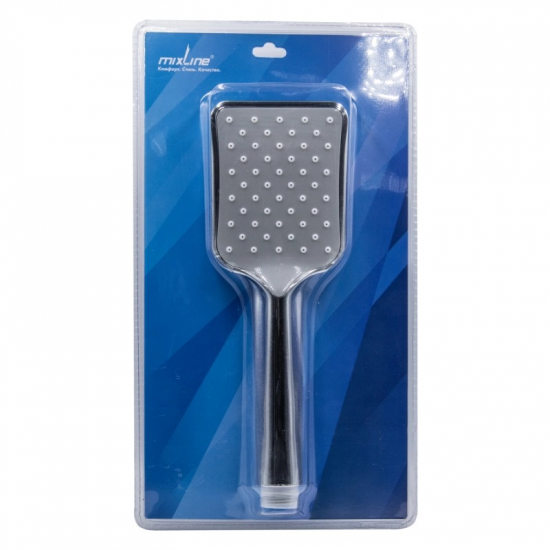 Лейка для душа MIXLINE ML1088 хром 1 режим, в блистере