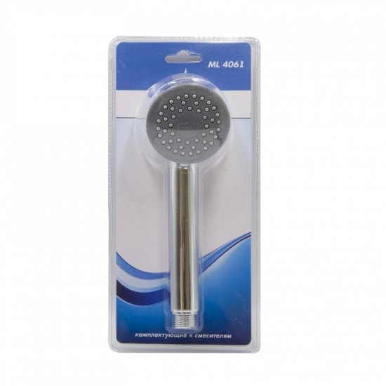 Лейка для душа MIXLINE ML4061 хром 1 режим, в блистере