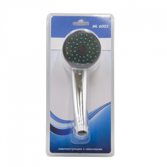 Лейка для душа MIXLINE ML6002 хром 1 режим, в блистере