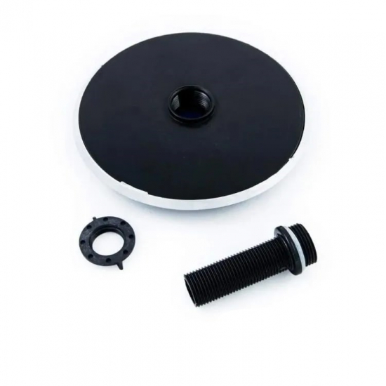 Лейка тропического душа для душевых кабин 15 см + штуцер