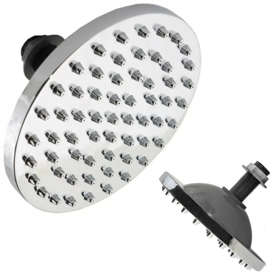 Лейка тропического душа для душевых кабин 15см хром ЛТД 15-01