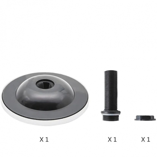 Лейка тропического душа для душевых кабин 15см хром ЛТД 15-01