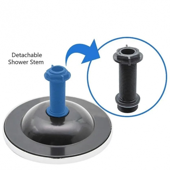 Лейка тропического душа для душевых кабин 15см хром ЛТД 15-01