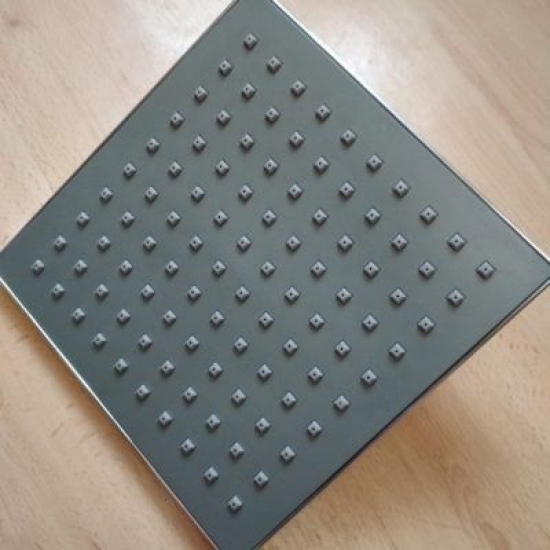 Лейка тропического душа для душевых кабин 20 см квадратная ЛТД 20-02